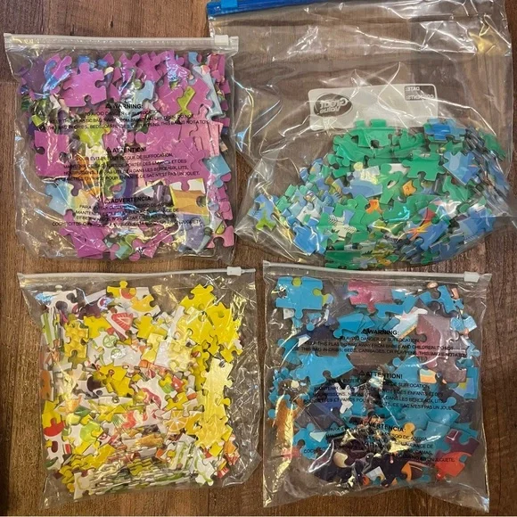 Chuckle & Roar 4 Pack Puzzle Set - Vibrant Multicolor - Picture 2 of 4